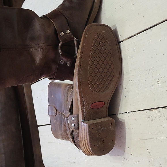 Durango brown leather work boots - Picture 3 of 5